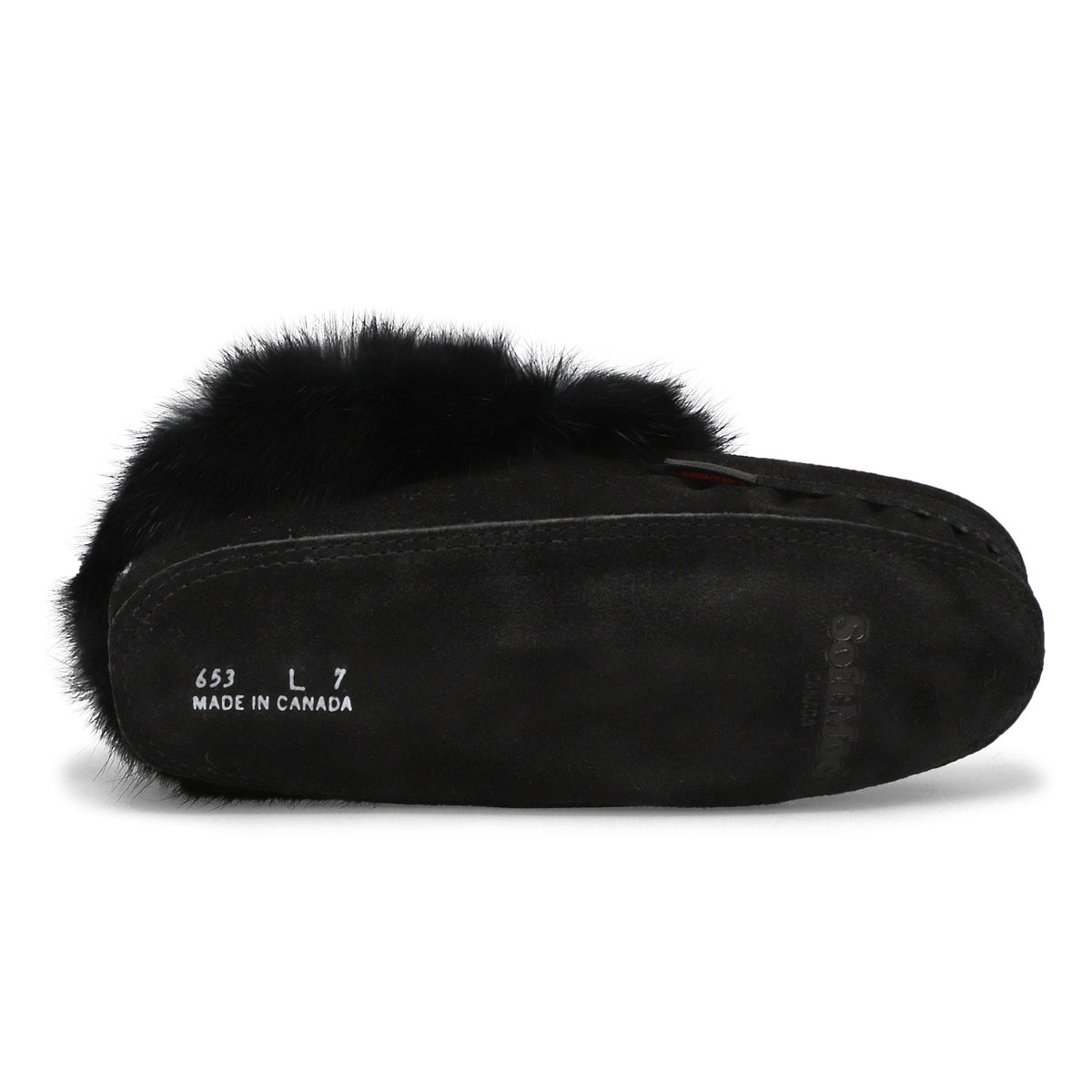 Black moccasin 2024 slippers womens